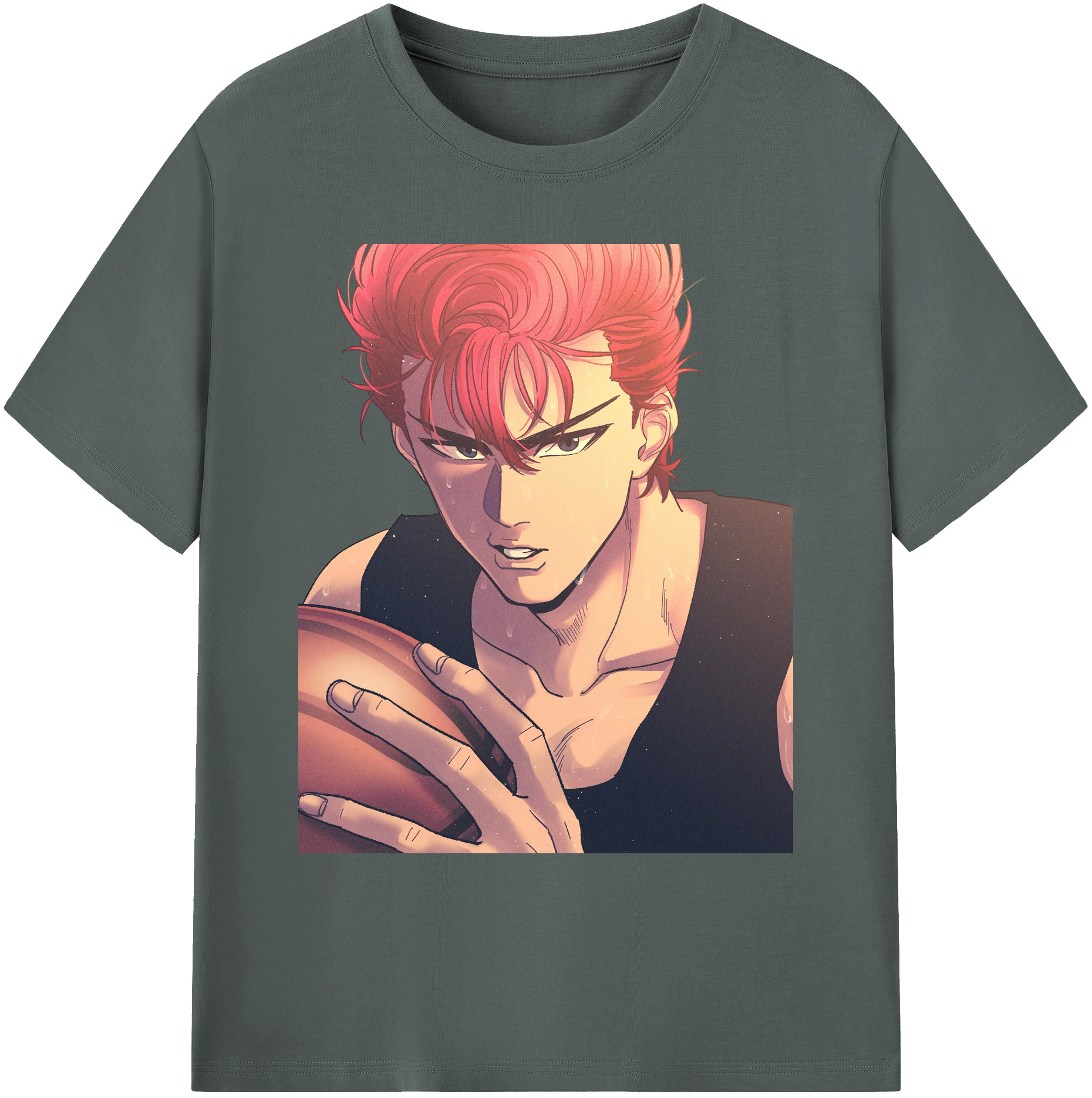 （画像用） SLAM DUNK／スラムダンク 綿100％ メンズ半袖Tシャツ｜肌触りやわらか＆通気性